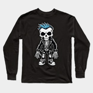 Punk Rock Skeleton 1 Long Sleeve T-Shirt